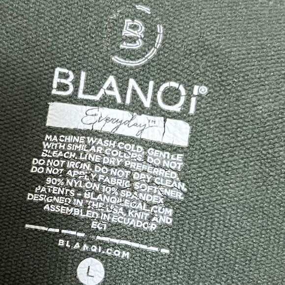 Blanqi Everyday Maternity Belly Support Leggings Storm Olive Green Size Large - Picture 6 of 6